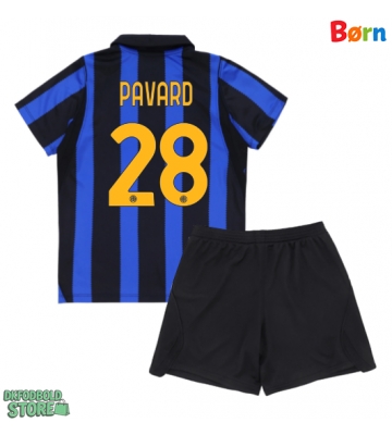 Inter Milan Benjamin Pavard #28 Replika Babytøj Hjemmebanesæt Børn 2026-27 Kortærmet (+ Korte bukser)